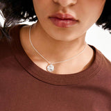 pilgrim air silver necklace