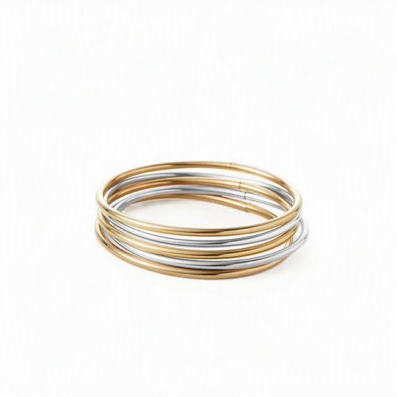 jenny bird dane 5 piece two tone bangles