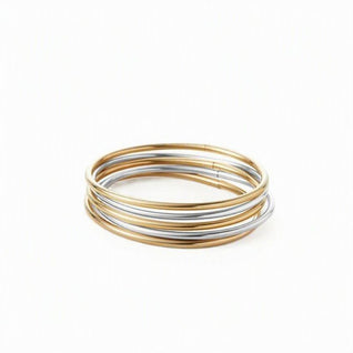 jenny bird dane 5 piece two tone bangles