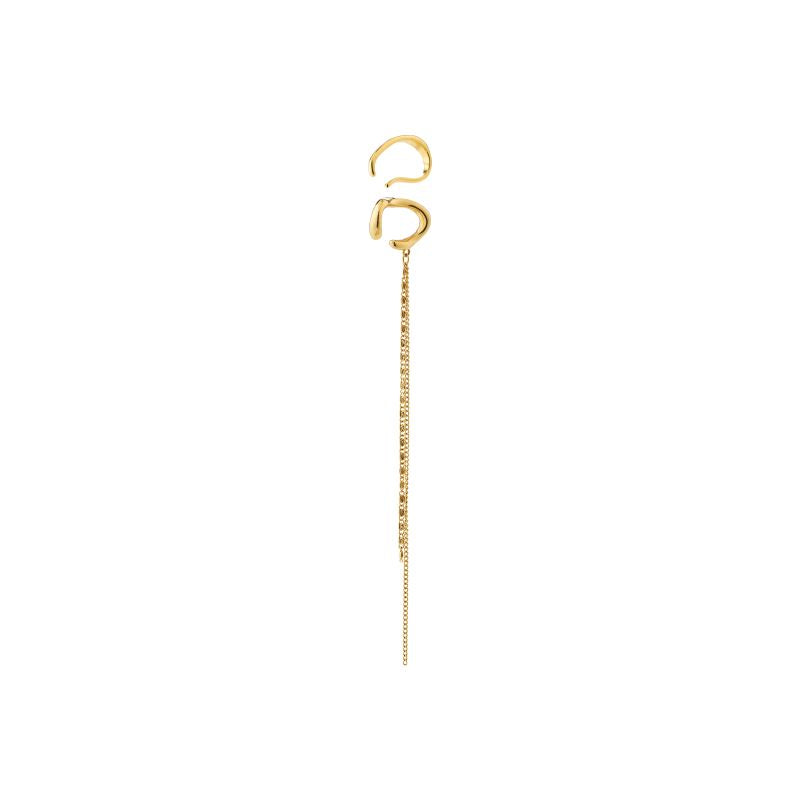 pilgrim evon gold 2 in 1 ear cuff set