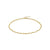 prima gold plated silver singapore chain anklet