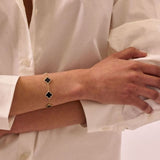 electric picks icon black agatel bracelet