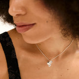 pilgrim luis silver necklace