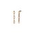 tashi chain link gold earring