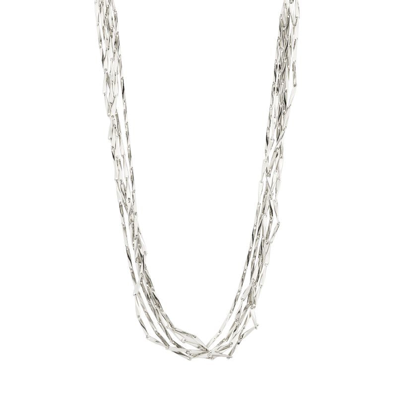 pilgrim silver connect necklace