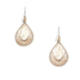 machu picchu boho bronze gold earring