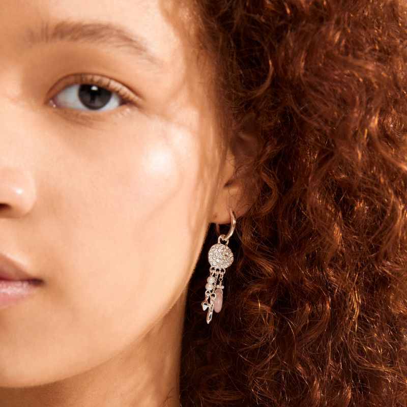 pilgrim shift silver hoop earring