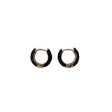 Enamel Hoop Earring