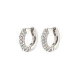 pilgrim tatum small silver hoop earring