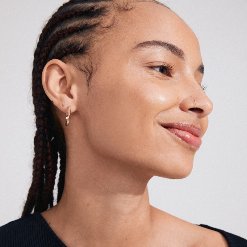pilgrim true gold hoop earring