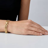 prima panther gold chain bracelet