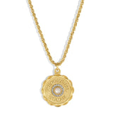 joy dravecky phenomenal woman gold pearl necklace