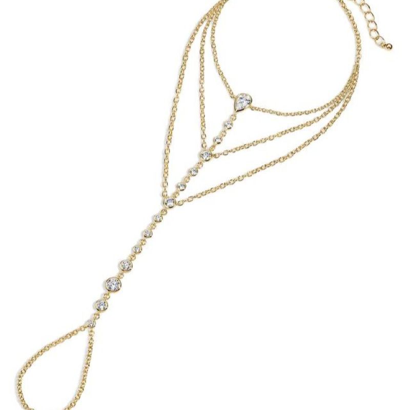electric picks bowie gold handchain