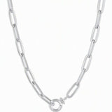 gorjana parker xl silver necklace