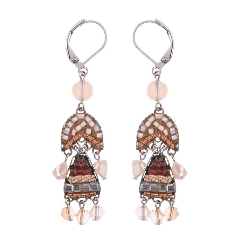 ayala bar eliora peach dangling earring