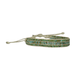 prima handwoven glass bead bracelet