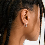 pilgrim declan silver hoop earring