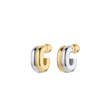 gorjana zoey mixed stacked huggie earring