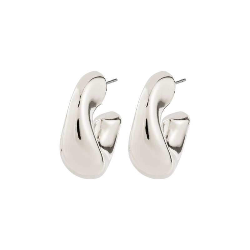 pilgrim jennings large silver earring