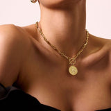 electric picks majesty gold necklace