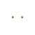 tashi tiny cz stud earring gold