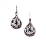 machu picchu boho bronze black earring