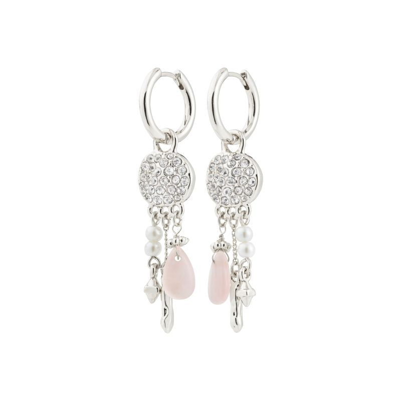 pilgrim shift silver hoop earring