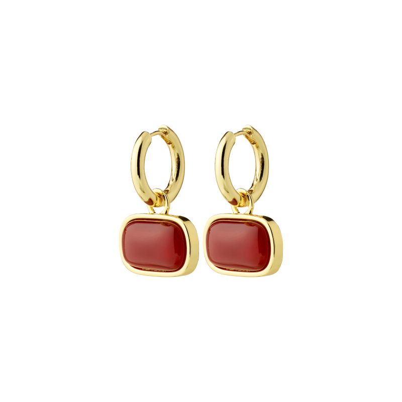 pilgrim now gold red agate ring
