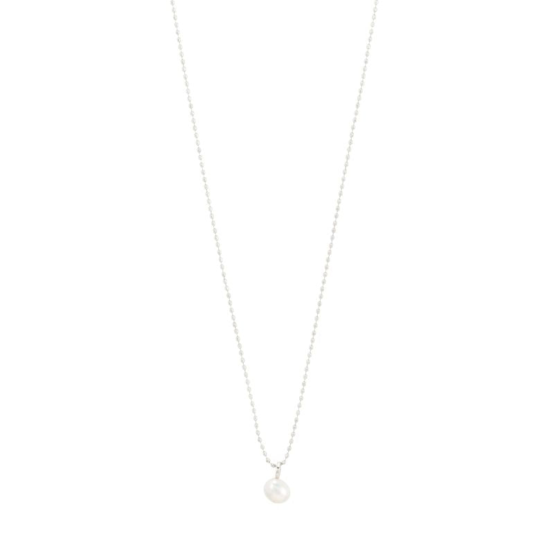 pilgrim hadley silver pearl necklace