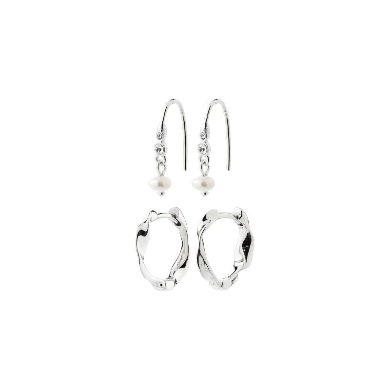 Morin 2-in-1 Pearl / Crystal Earring