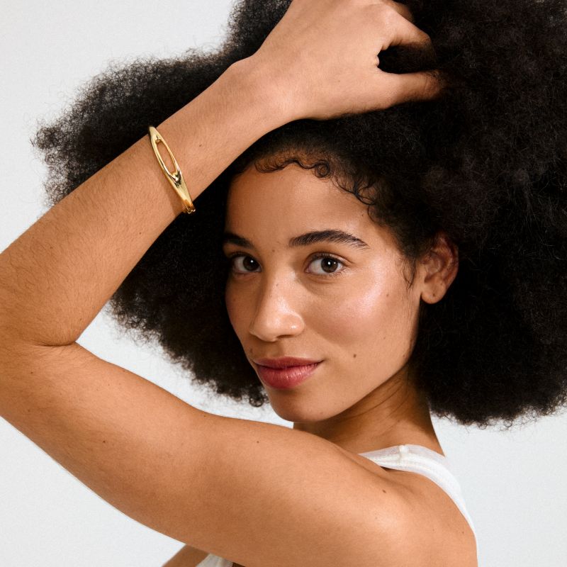 pilgrim free gold bangle bracelet