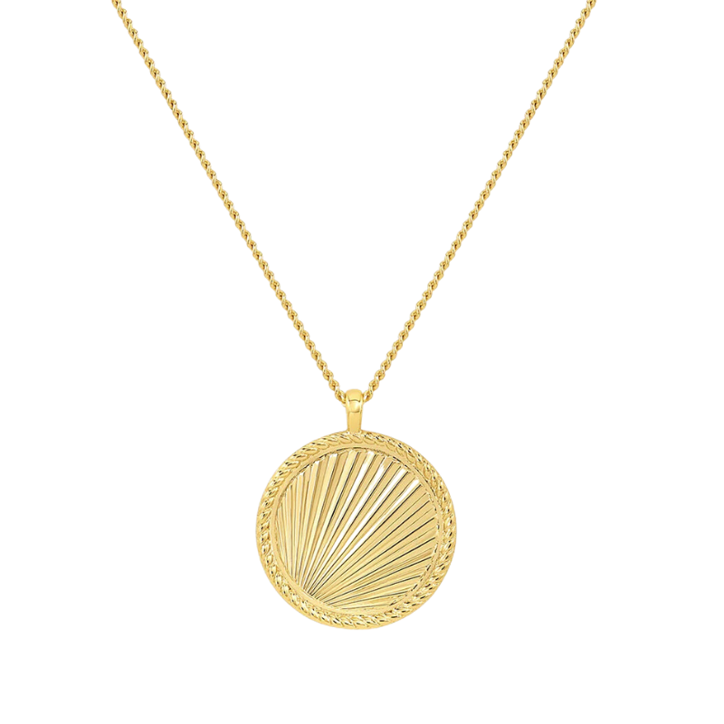 gorjana sunny pendant gold necklace
