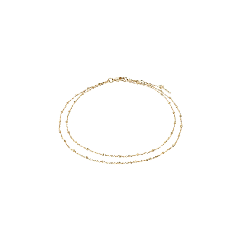 pilgrim elka gold anklet