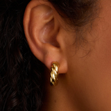 gorjana crew gold helium hoop earring