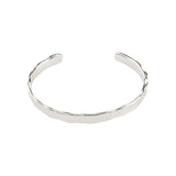 pilgrim ember silver bangle bracelet