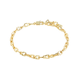 pilgrim live gold anklet