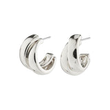 pilgrim orit silver hoop earring