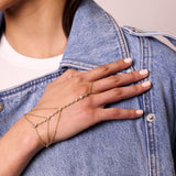 electric picks bowie gold handchain