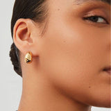 jenny bird small nelle gold hoop earring