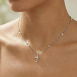 joy dravecky mini frankie silver necklace