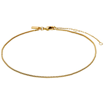 pilgrim pallas gold anklet