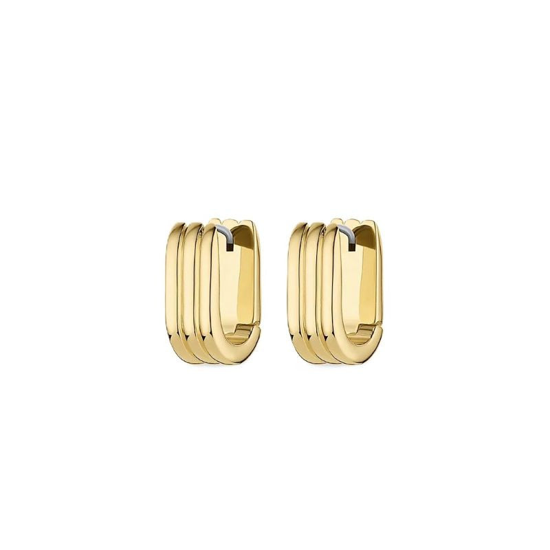 gorjana melrose gold link huggies