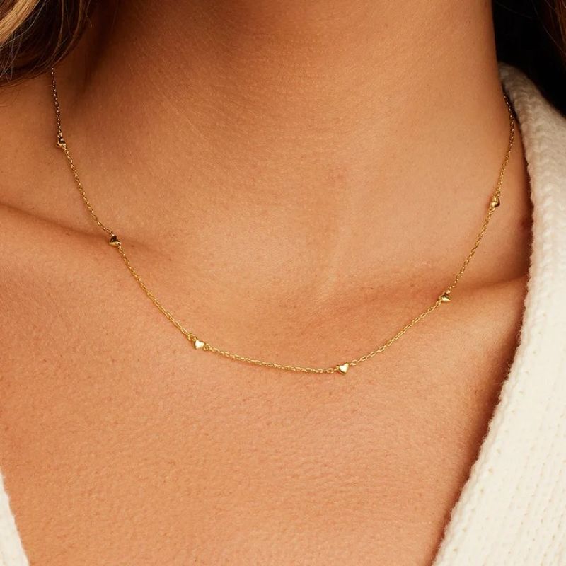 gorjana gold amor necklace