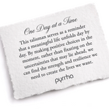 pyrrha one day at a time silver talisman necklace