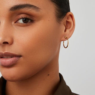 Mini Icon Hoop Earring