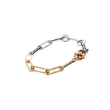 jenny bird andi slim two tone chain bracelet