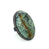 rebel designs crystal encrusted stone ring