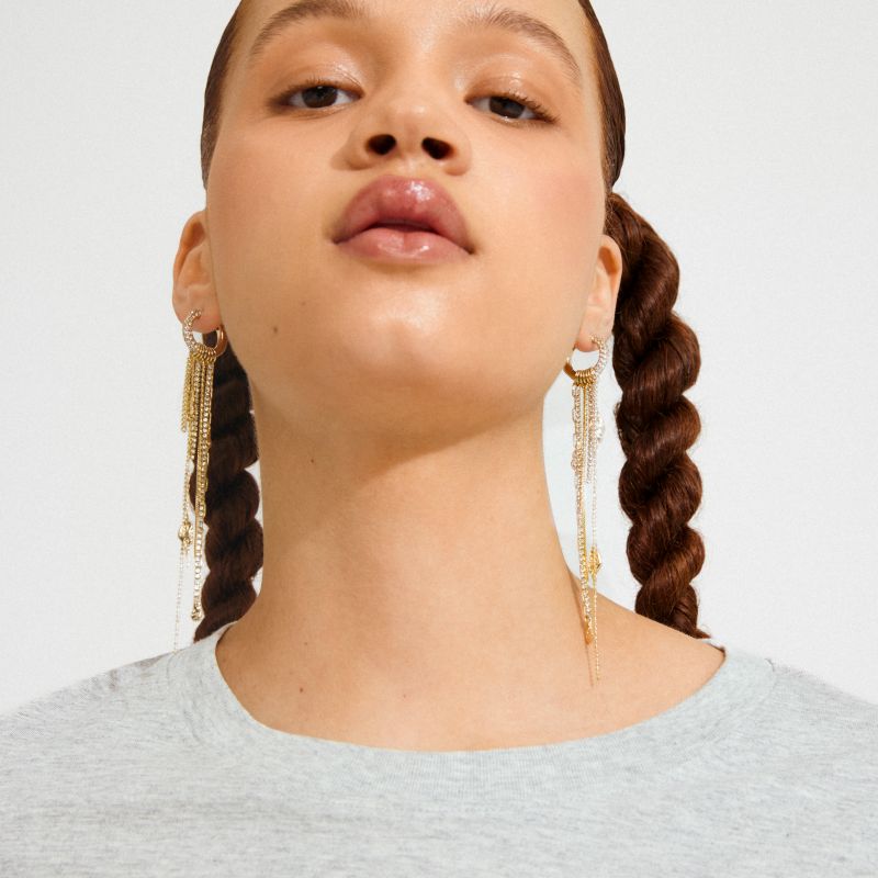 pilgrim drue gold earring