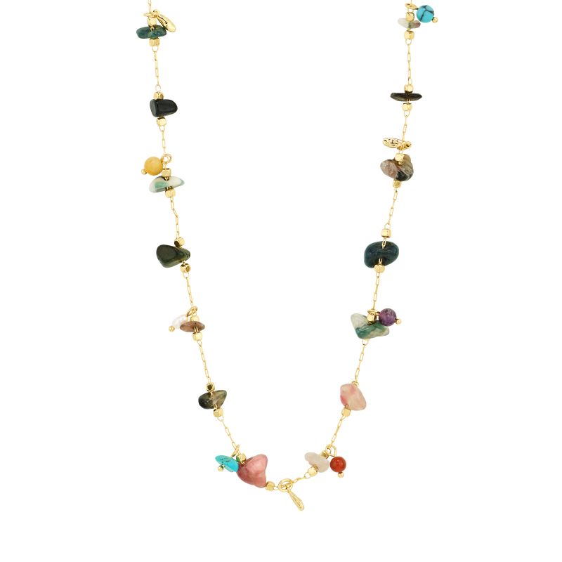 pilgrim here gold necklace
