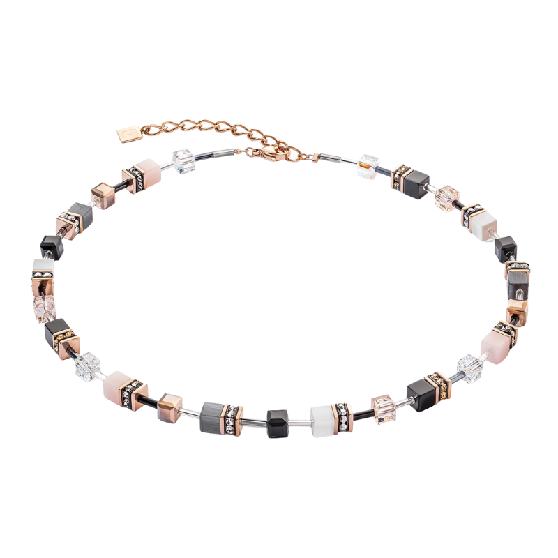 coeur de lion geocube soft rosa necklace